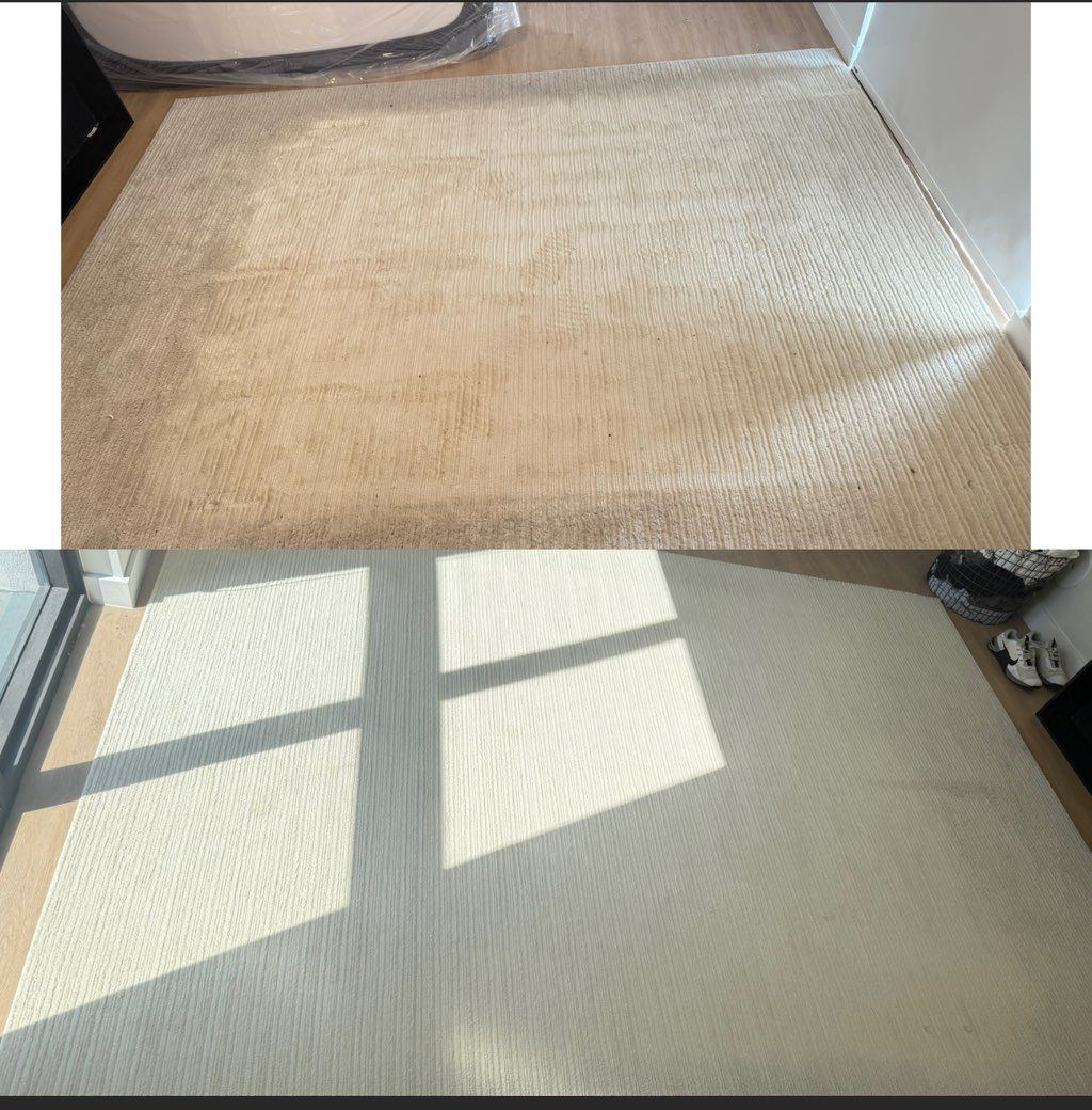 Carpet cleaning — result