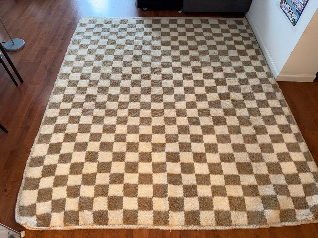 Area rug cleaning — result